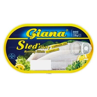 Giana Sleď filety v oleji 5 x