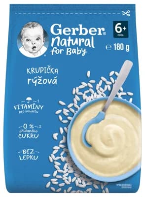 Gerber Natural Rýžová krupička