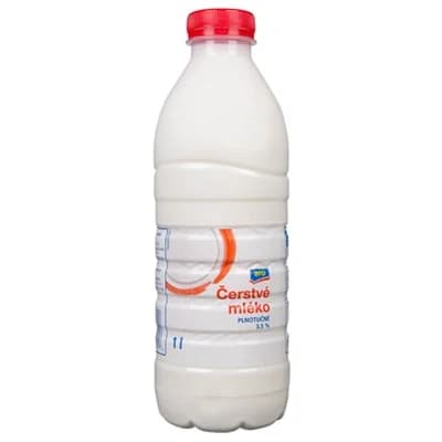 aro Mléko čerstvé plnotučné 3,5 % tuku chlaz. 6 x PET