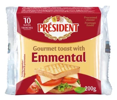Président Tavené plátky Emmental