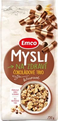Emco Mysli na Zdraví Křupavé Čokoládové trio