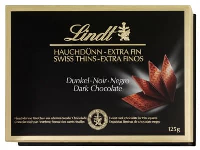 Lindt Thins Dark hořká čokoláda