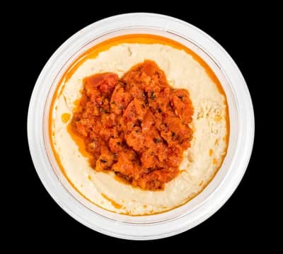 Table foods Hummus s rajčatovou bruschettou