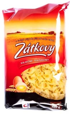 Zátkovy těstoviny Nudle široké vaječné