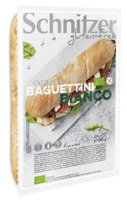 Schnitzer BIO Bagetky světlé k dopékání, bez lepku (2ks)