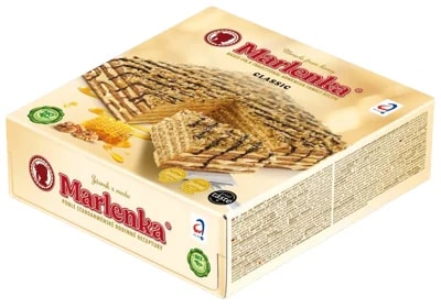 Marlenka Medový dort s vlašskými ořechy