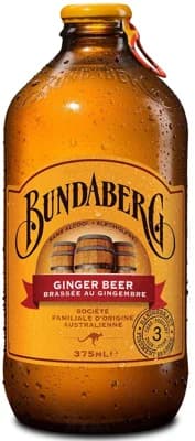 Bundaberg Zázvorové pivo limonáda sklo