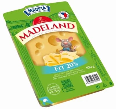 Madeta Madeland Fit 20% sýr holandského typu