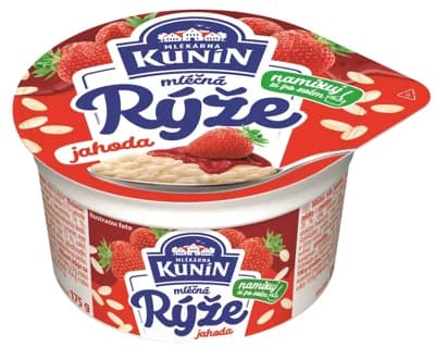 Mlékárna Kunín Mléčná rýže jahoda