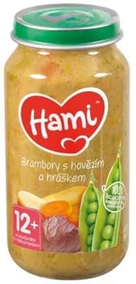 Hami Brambory s hovězím a hráškem 12m+