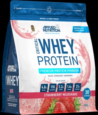 Applied Nutrition Critical Whey jahodový milkshake