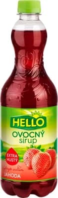Hello ovocný sirup extra hustý Jahoda