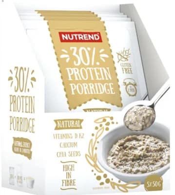 Nutrend Protein Porridge 5 x - bez příchuti