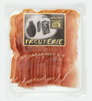 Pršutérie Chovaneček Klášterní pršut krájený