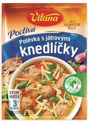 Vitana Poctivá s játrovými knedlíčky