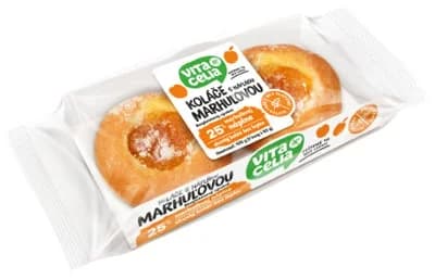 Vitacelia Bezlepkové koláče s náplní meruňkovou, 2 ks