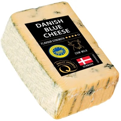 Danish Blue Danablu BGB sýr s modrou plísní