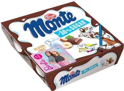 Zott Monte -30 % cukru 4×55 g