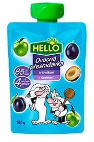Hello Ovocná kapsička/ přesnídávka se švestkami 12 x