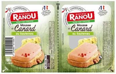 Monique Ranou Jemná kachní paštika 2x50g