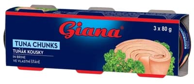 Giana Tuňák kousky ve vlastní šťávě Pack