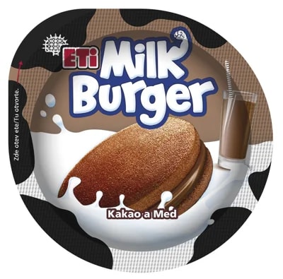 Eti Mléčný burger kakao a med