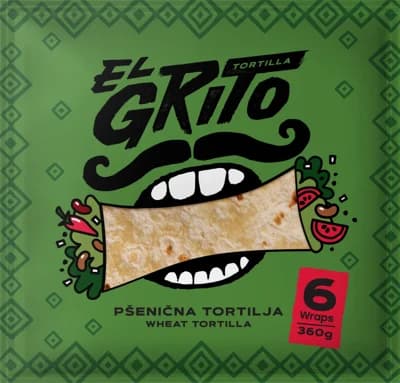El Grito Tortilla classic 25 cm, 6 ks