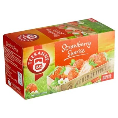TEEKANNE World of Fruits Čaj Strawberry Sunrise šťavnatá jahoda 6 x