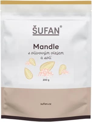 Šufan Mandle s olivovým olejem a solí