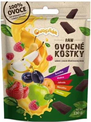 Ovocňák Raw ovocné kostky mix pěti chutí