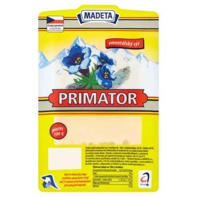 Madeta Primator Ementálský sýr (45%)