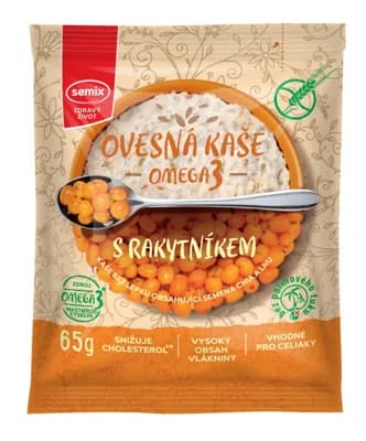 Semix Omega 3 - Ovesná kaše s rakytníkem bez lepku