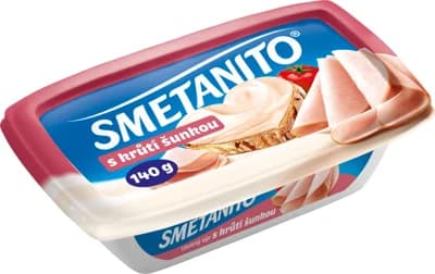 Smetanito Tavený sýr s krůtí šunkou