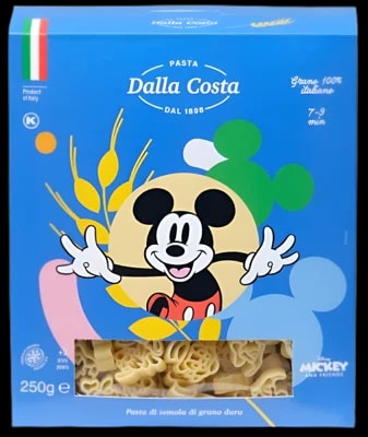 Dalla Costa Disney Mickey Mouse těstoviny