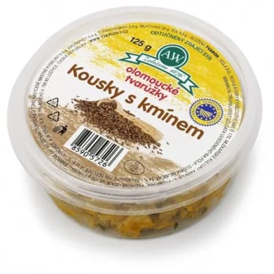 Olomoucké tvarůžky kousky s kmínem