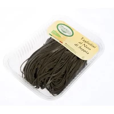 CASCINA VERDESOLE Pasta Tagliolini nero di seppia chlaz.