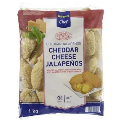 METRO Chef Jalapenos cheddar sýr mraž.
