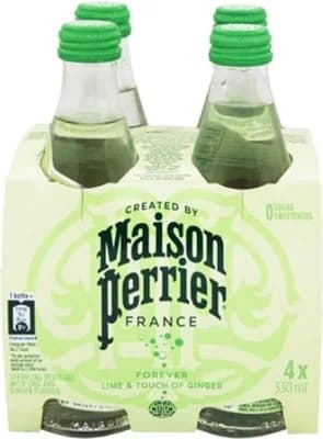 Perrier Maison Perrier Lime & Ginger 4x330ml sklo