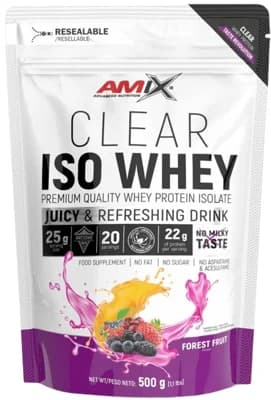 Amix Clear Iso Whey - lesní plody