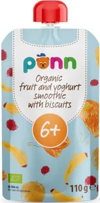 Salvest Põnn BIO Kapsička ovocné smoothie s jogurtem a sušenkami