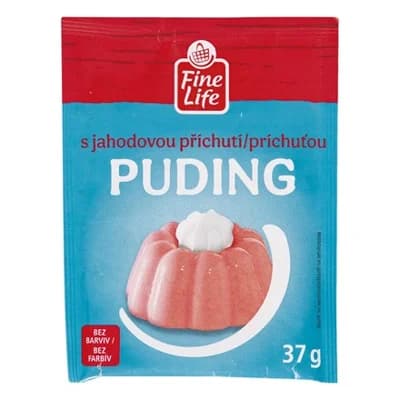Fine Life Puding s jahodovou příchutí 35 x