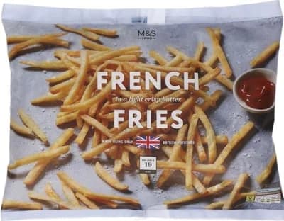 Marks & Spencer Předsmažené tenké bramborové hranolky obalené v jemně kořeněném těstíčku