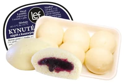 Lef Knedlíky kynuté borůvkové, 6ks