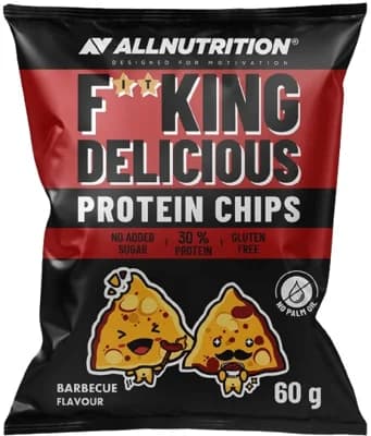 All Nutrition AllNutrition F**king Delicious Protein Chips - barbecue