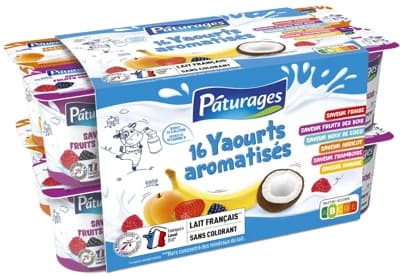 Paturages Jogurt pro děti mix příchutí 16×125 g
