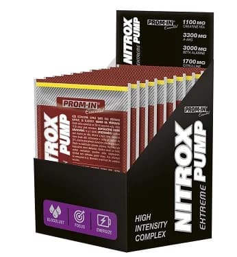 Prom-in Nitrox Pump Extreme 10x15 g - cola s citronem