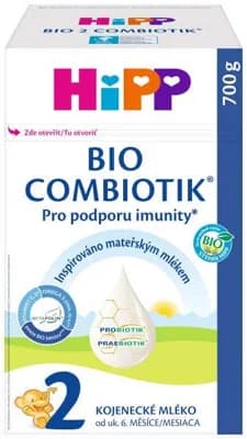HiPP 2 BIO Combiotik od ukončeného 6. měsíce
