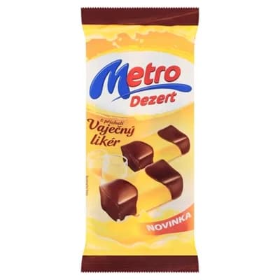 Michelské Pekárny Metro dezert s příchutí vaječný likér 5 x