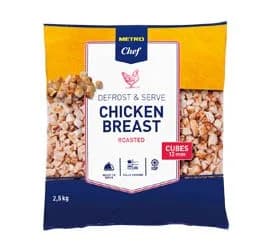 METRO Chef Kuřecí prsa kostky pečená mraž. 2,