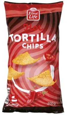 Fine Life Tortilla Chips hot